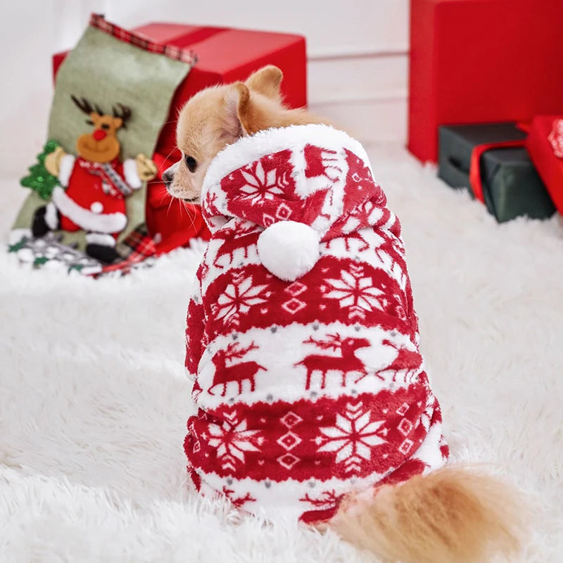 Winter Dog Christmas Clothes